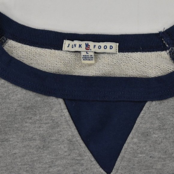 Junk Food Mens NFL Chicago Bears Formation Gray Sweatshirt New - Picture 8 of 8